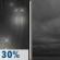 Tonight: Chance Light Rain then Cloudy